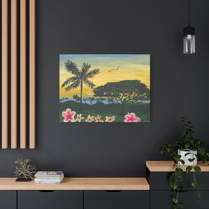 "Four Seasons Kona" - Stretched Canvas Wall Decor