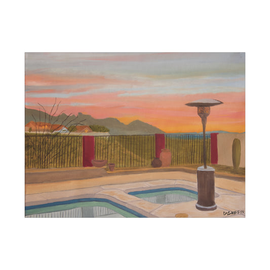 "Horse Run Dr" - Stretched Canvas Wall Decor