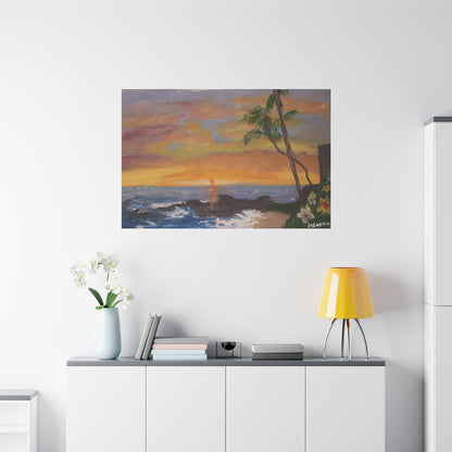 "Magic Sands Beach" - Stretched Canvas Wall Decor