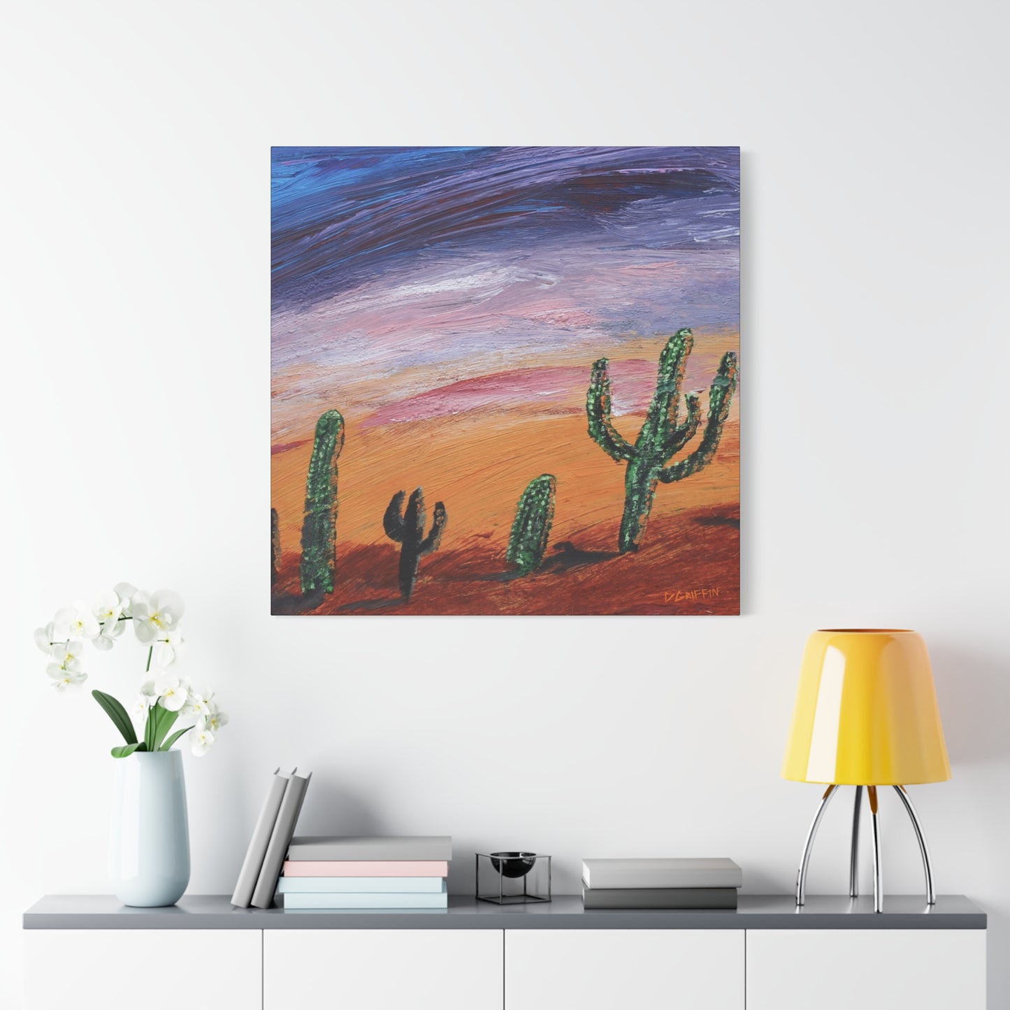 “Sonoran Twilight” - Stretched Canvas Wall Decor