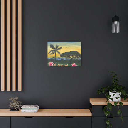 "Four Seasons Kona" - Stretched Canvas Wall Decor