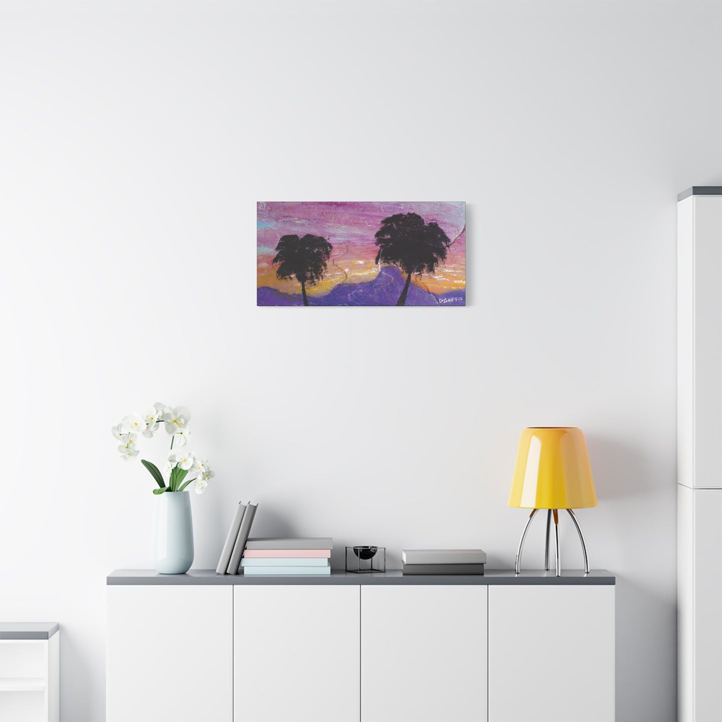 "Sunset in the Foothills" - Stretched Canvas Wall Decor
