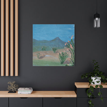 "Ocotillo Valley" - Stretched Canvas Wall Decor