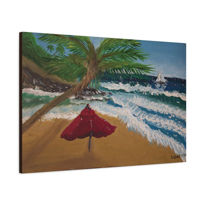 "Hilo Shores" - Stretched Canvas Wall Decor