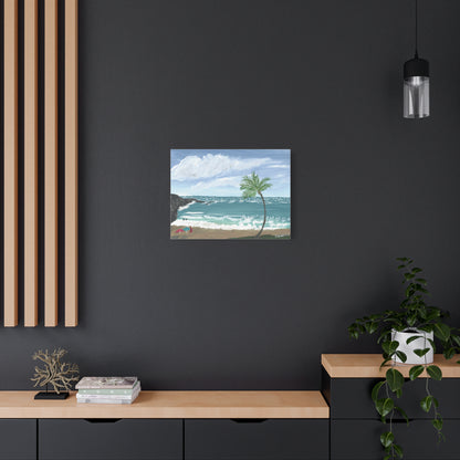 "Hapuna Beach" - Stretched Canvas Wall Decor