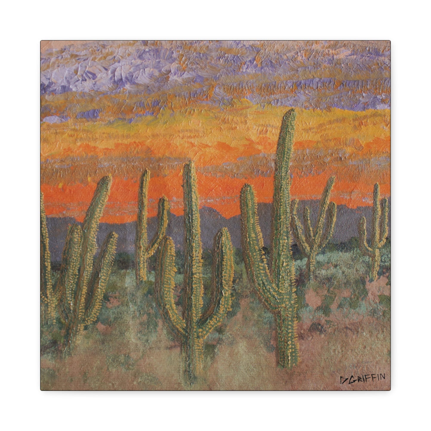 “The Standing Ones” - Stretched Canvas Wall Decor