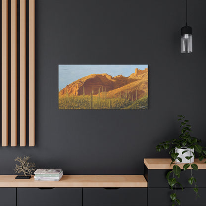 "Golden Hour at Finger Rock Trail" - Stretched Canvas Wall Decor