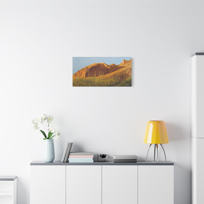 "Golden Hour at Finger Rock Trail" - Stretched Canvas Wall Decor