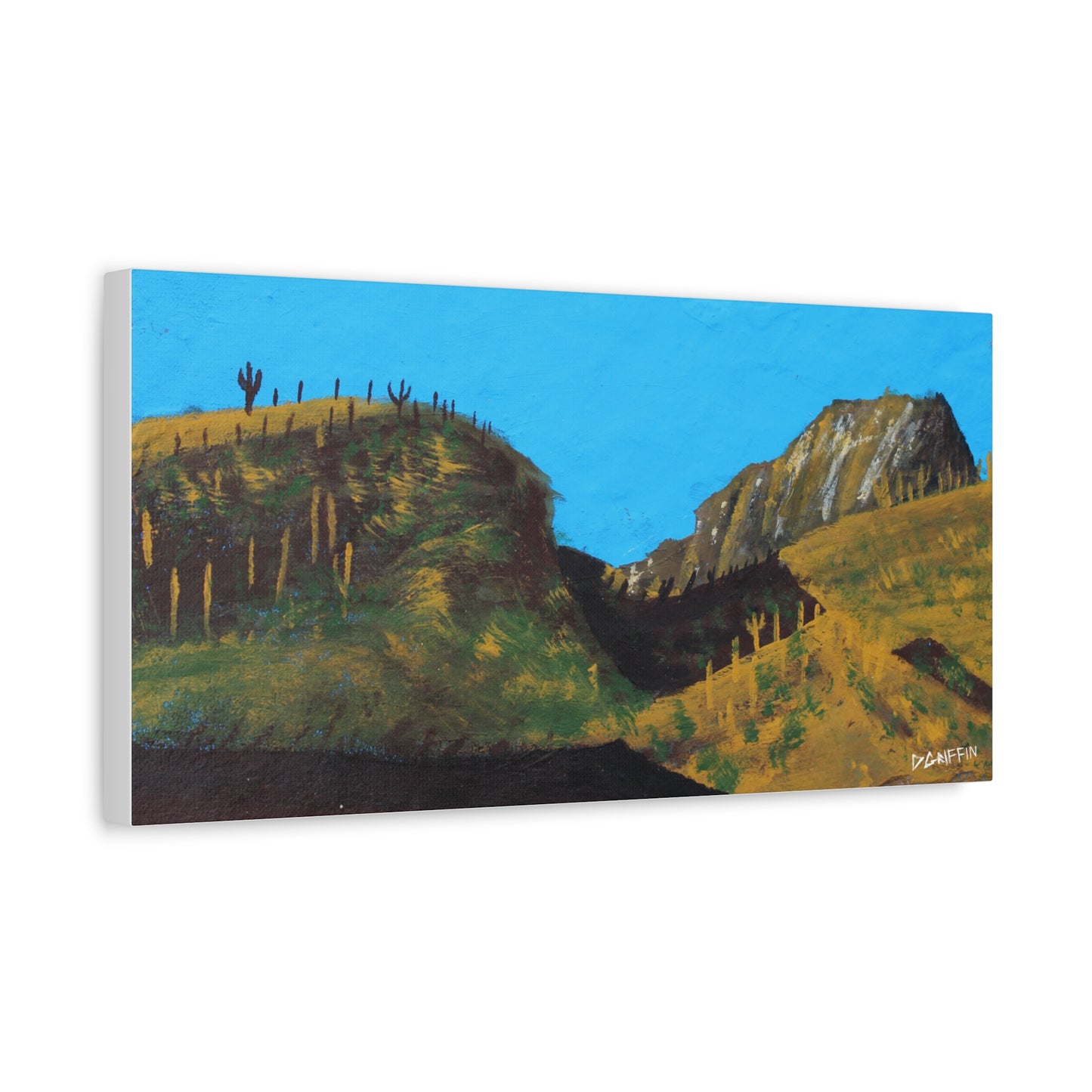 "Pima Canyon" - Stretched Canvas Wall Decor