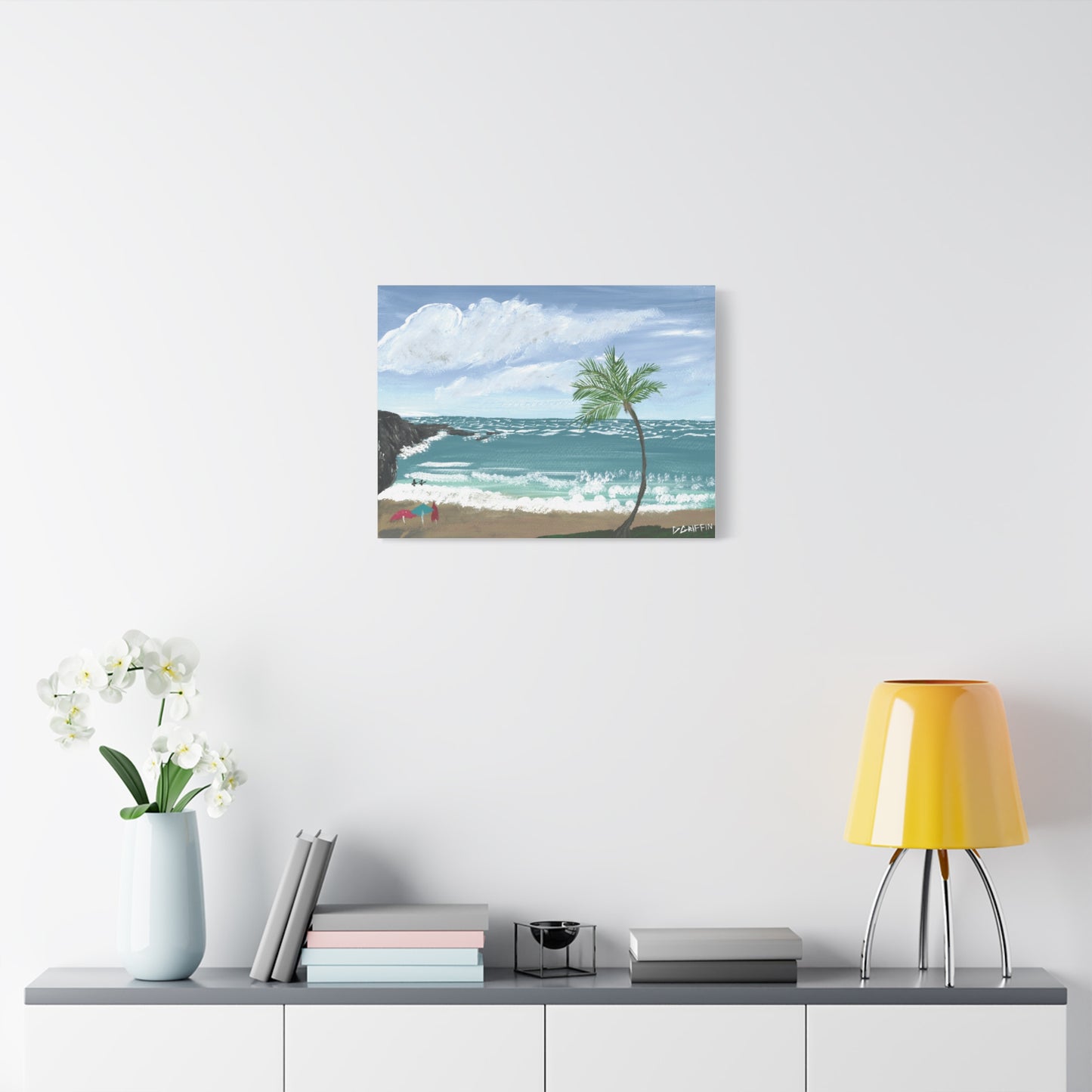 "Hapuna Beach" - Stretched Canvas Wall Decor
