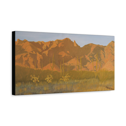 "Golden Hour in the Foothills" - Stretched Canvas Wall Decor