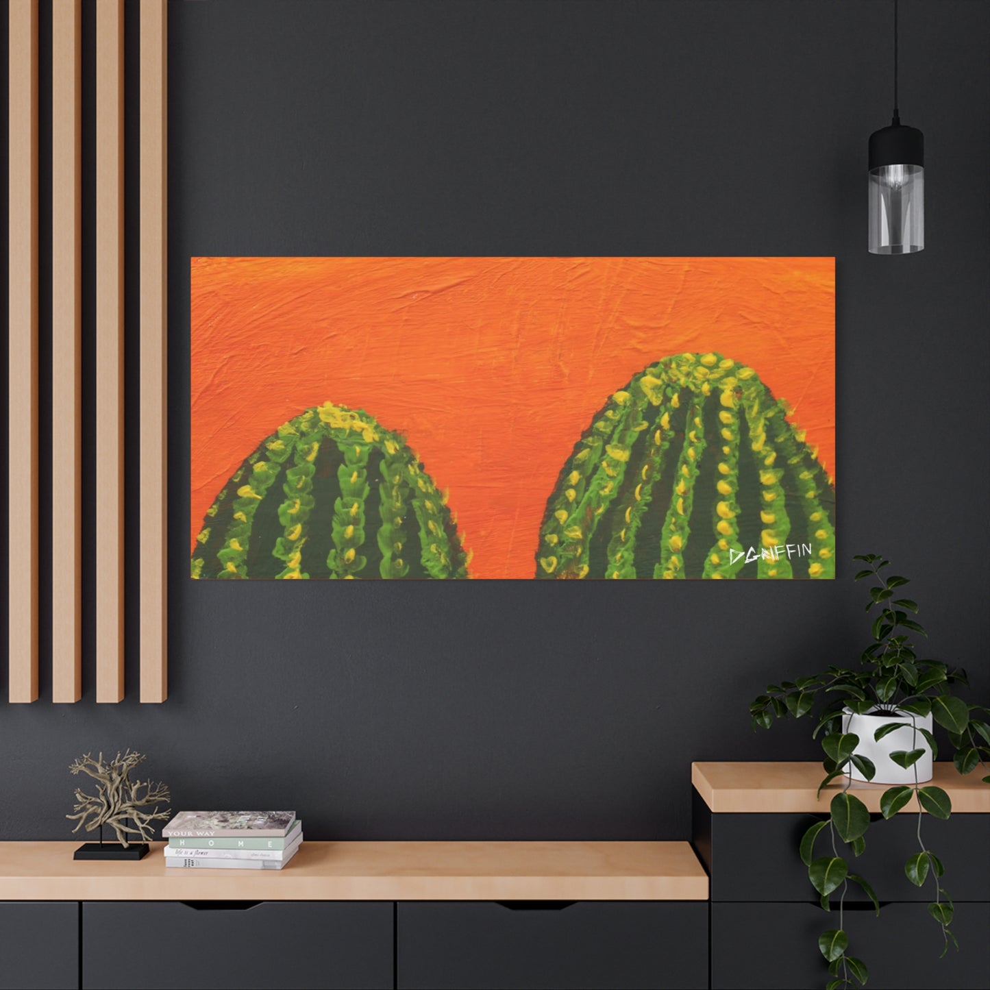 "Barril Alegre" - Stretched Canvas Wall Decor