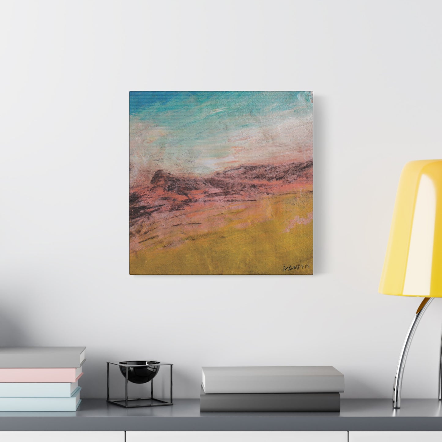 "Sunset on the Ridge" - Stretched Canvas Wall Decor