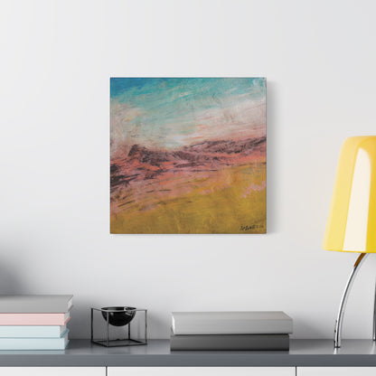 "Sunset on the Ridge" - Stretched Canvas Wall Decor