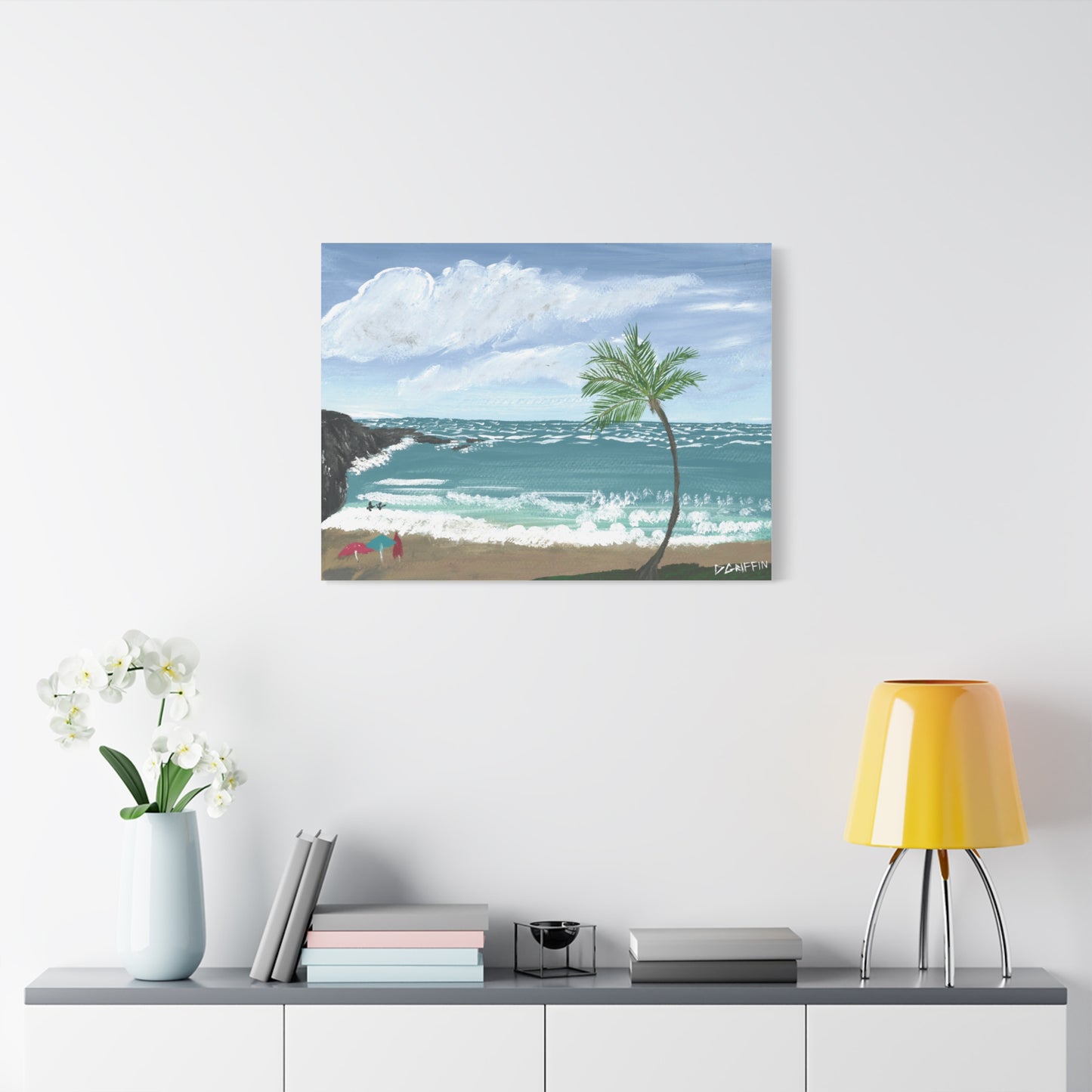 "Hapuna Beach" - Stretched Canvas Wall Decor