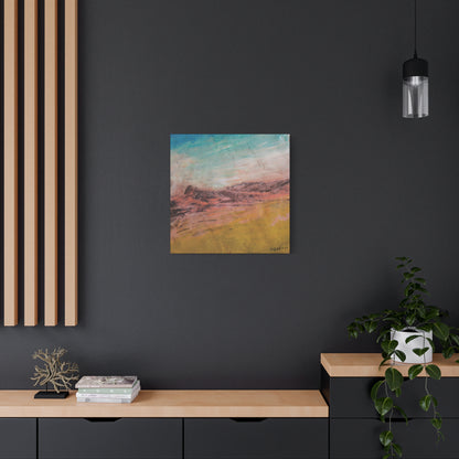 "Sunset on the Ridge" - Stretched Canvas Wall Decor