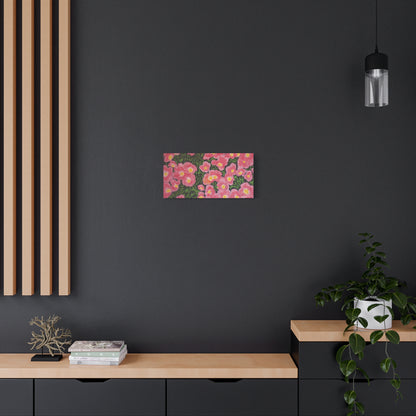 "Pink Petals" - Stretched Canvas Wall Decor