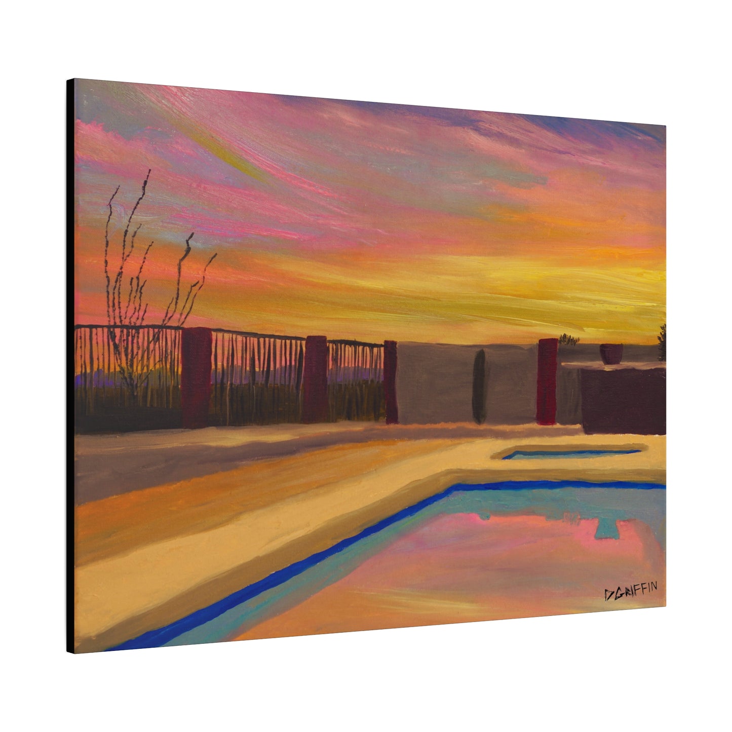 "Catalina Sunset" - Stretched Canvas Wall Decor