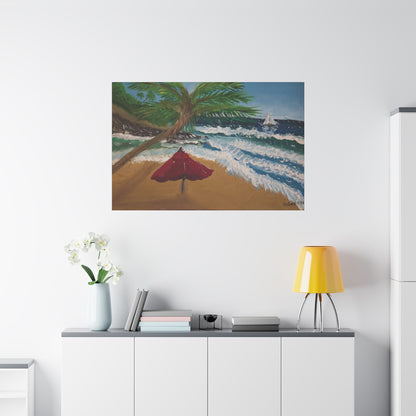 "Hilo Shores" - Stretched Canvas Wall Decor