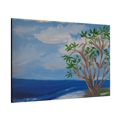 "Kona Coastline" - Stretched Canvas Wall Decor
