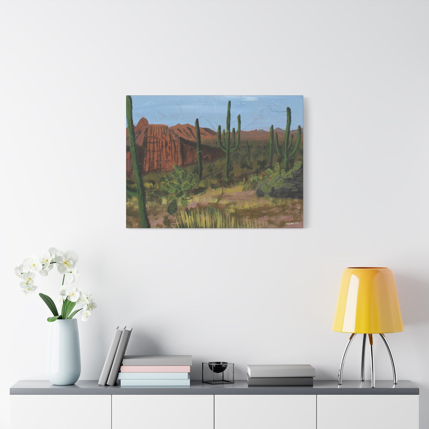 "Horizonte Espinoso" - Stretched Canvas Wall Decor