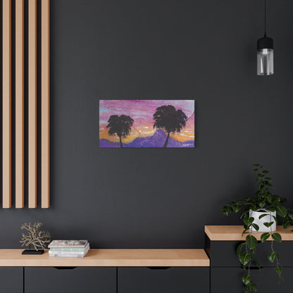 "Sunset in the Foothills" - Stretched Canvas Wall Decor