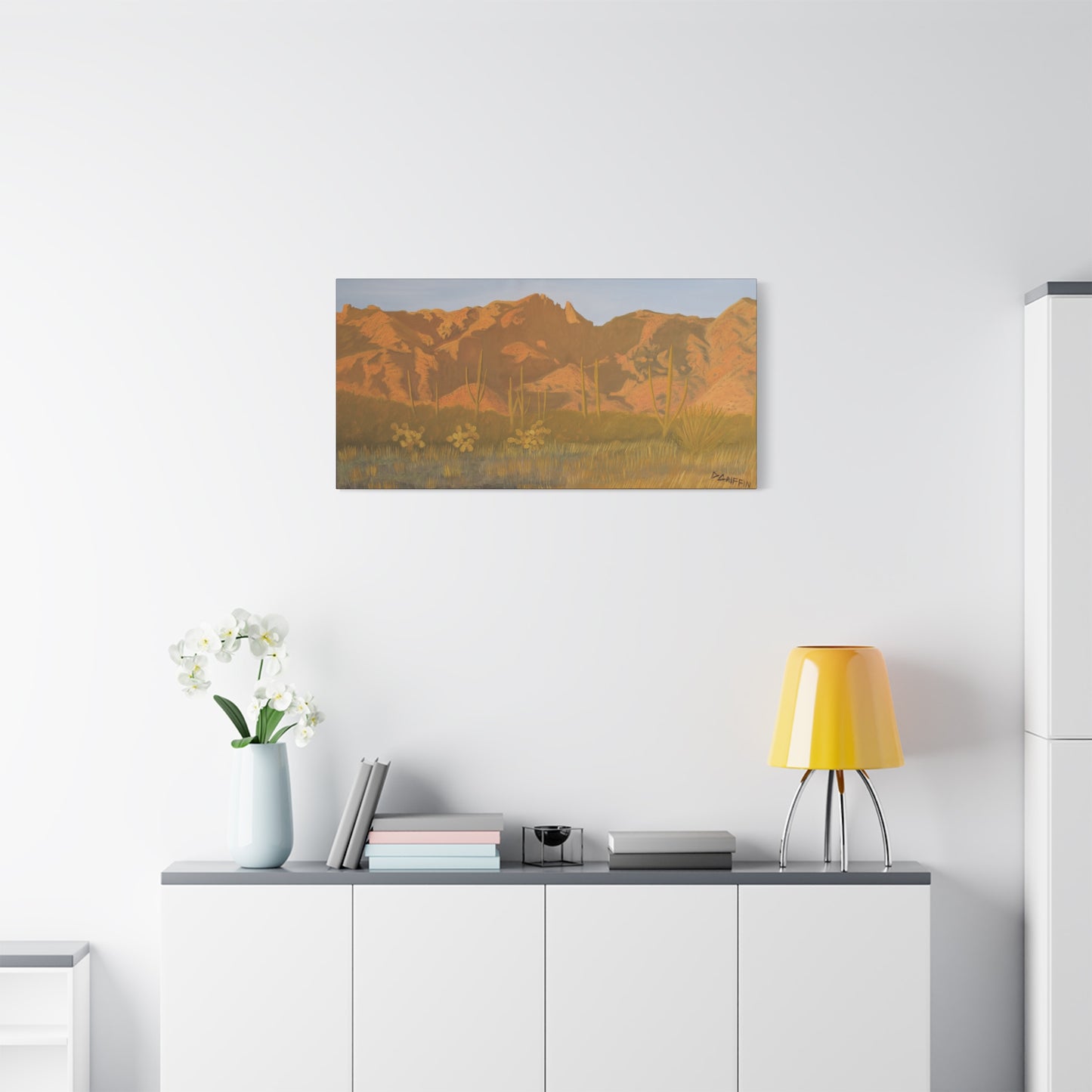 "Golden Hour in the Foothills" - Stretched Canvas Wall Decor