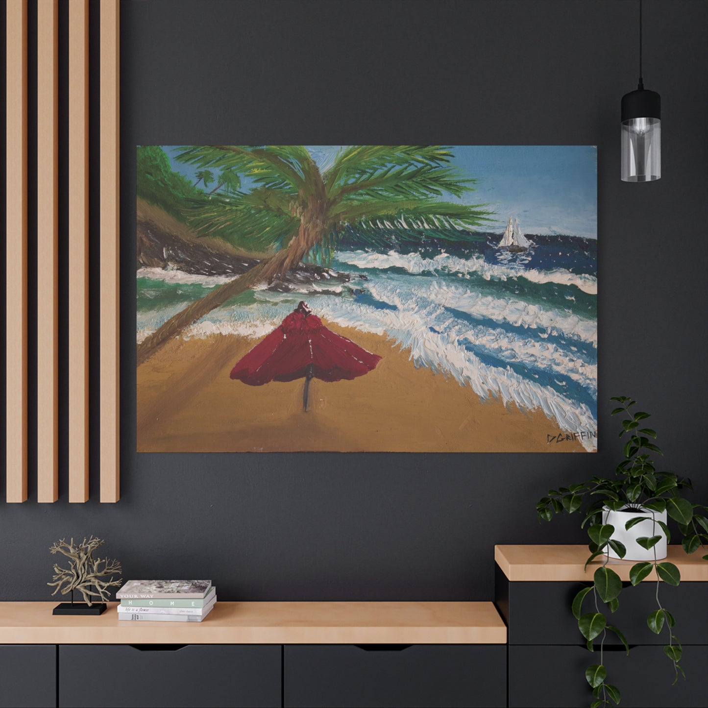 "Hilo Shores" - Stretched Canvas Wall Decor