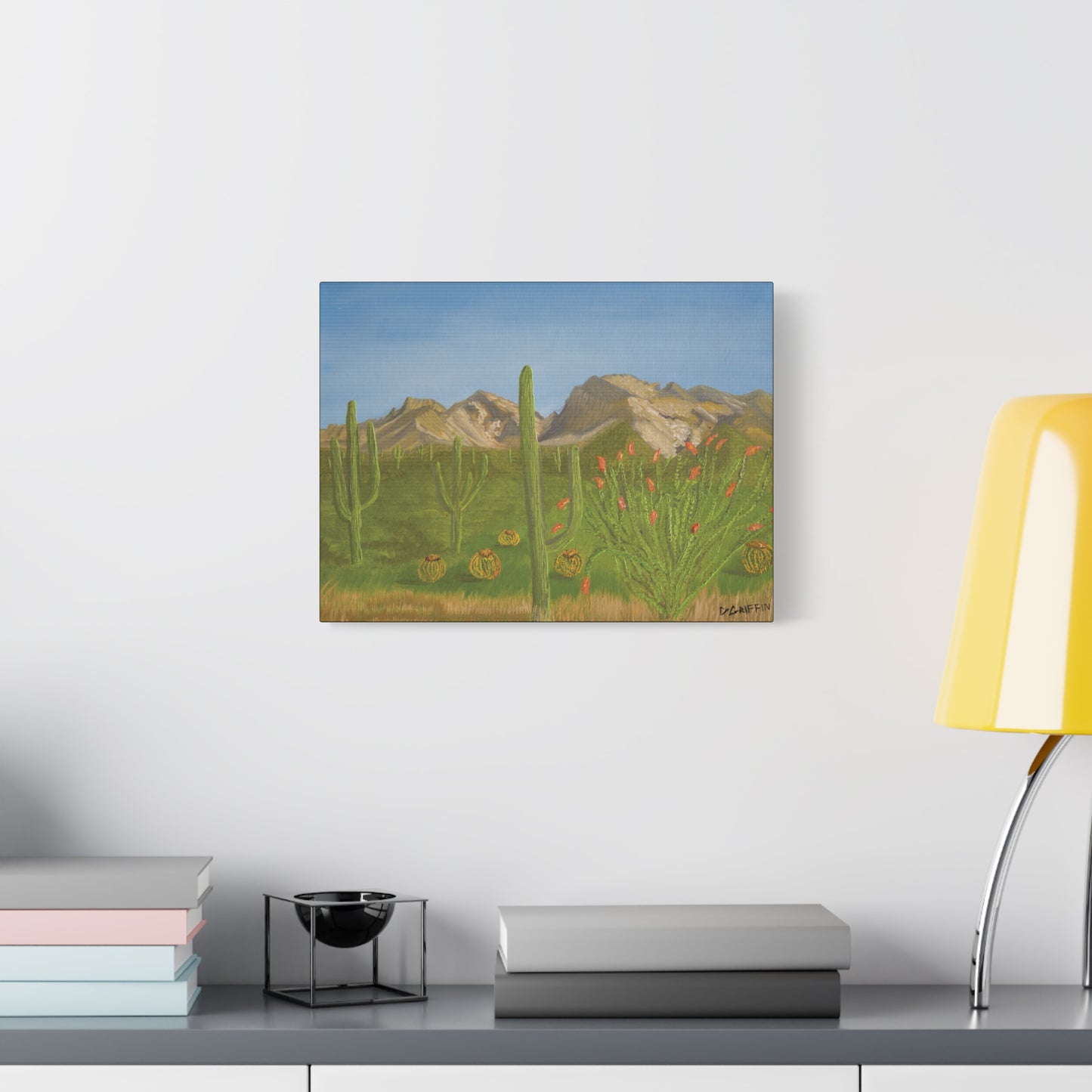 "View from Oro Valley" - Stretched Canvas Wall Decor