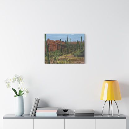 "Horizonte Espinoso" - Stretched Canvas Wall Decor