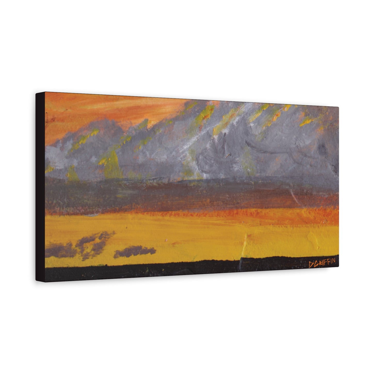 "Sonoran Monsoon" - Stretched Canvas Wall Decor