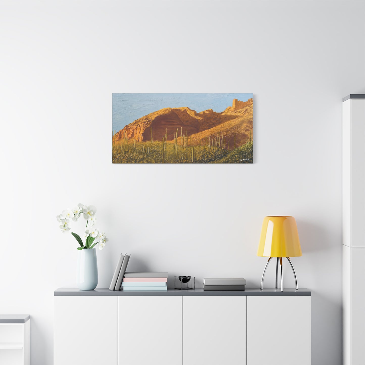 "Golden Hour at Finger Rock Trail" - Stretched Canvas Wall Decor