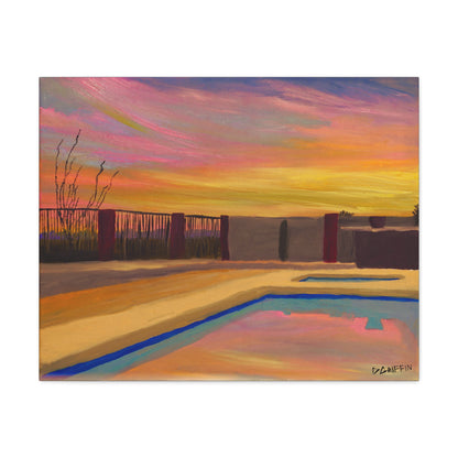 "Catalina Sunset" - Stretched Canvas Wall Decor