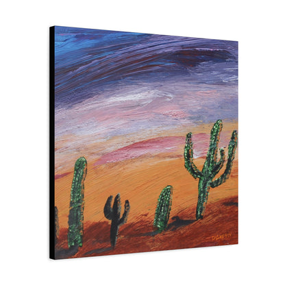 “Sonoran Twilight” - Stretched Canvas Wall Decor