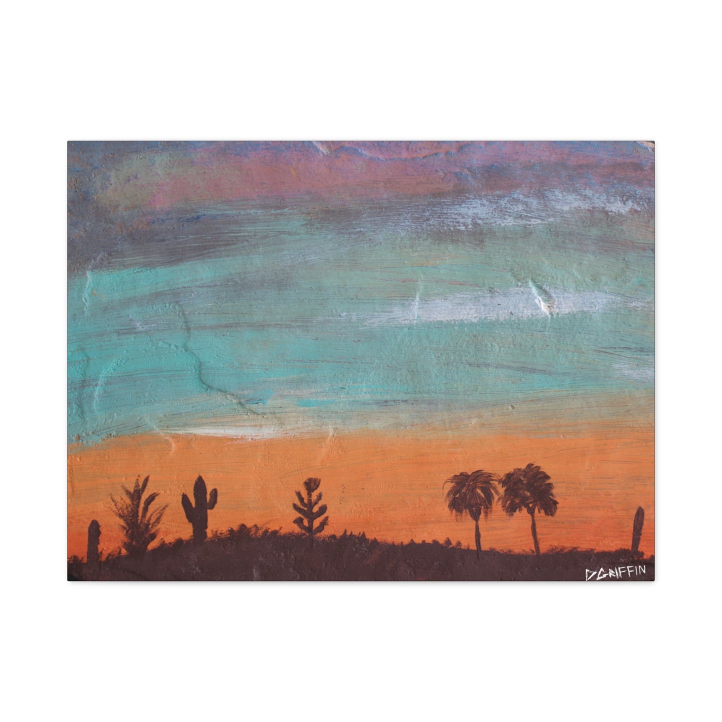 "Sonoran Sunset" - Stretched Canvas Wall Decor