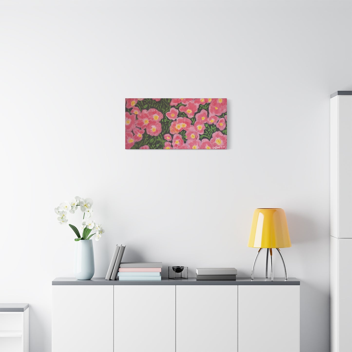 "Pink Petals" - Stretched Canvas Wall Decor