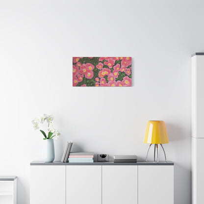 "Pink Petals" - Stretched Canvas Wall Decor