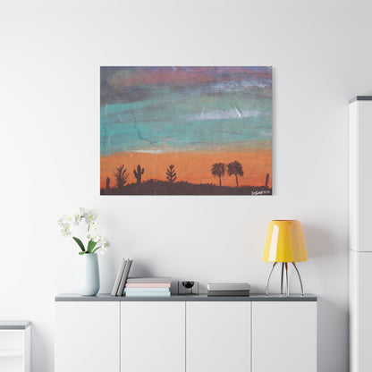 "Sonoran Sunset" - Stretched Canvas Wall Decor