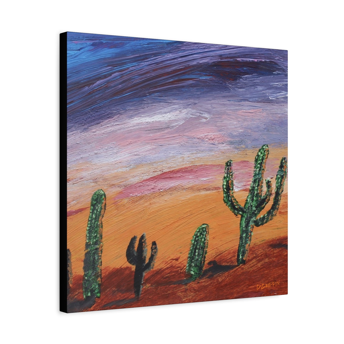 “Sonoran Twilight” - Stretched Canvas Wall Decor