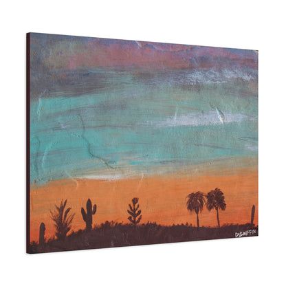 "Sonoran Sunset" - Stretched Canvas Wall Decor
