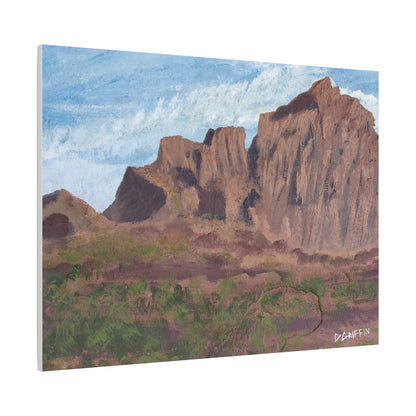 "Montañas de Marana" - Stretched Canvas Wall Decor