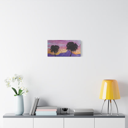 "Sunset in the Foothills" - Stretched Canvas Wall Decor