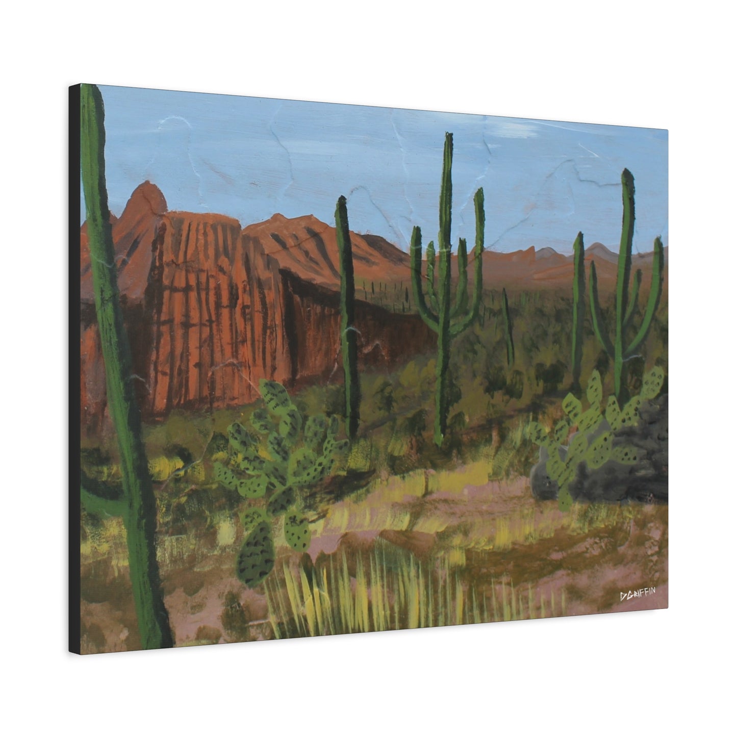 "Horizonte Espinoso" - Stretched Canvas Wall Decor