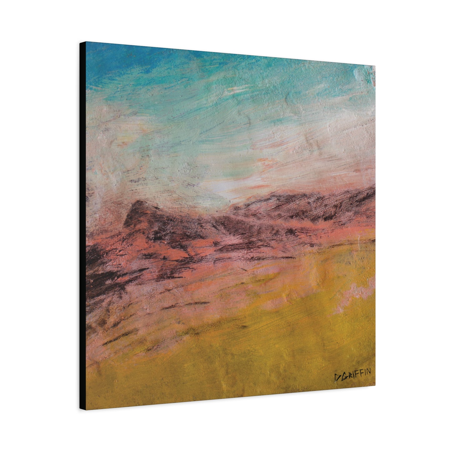 "Sunset on the Ridge" - Stretched Canvas Wall Decor