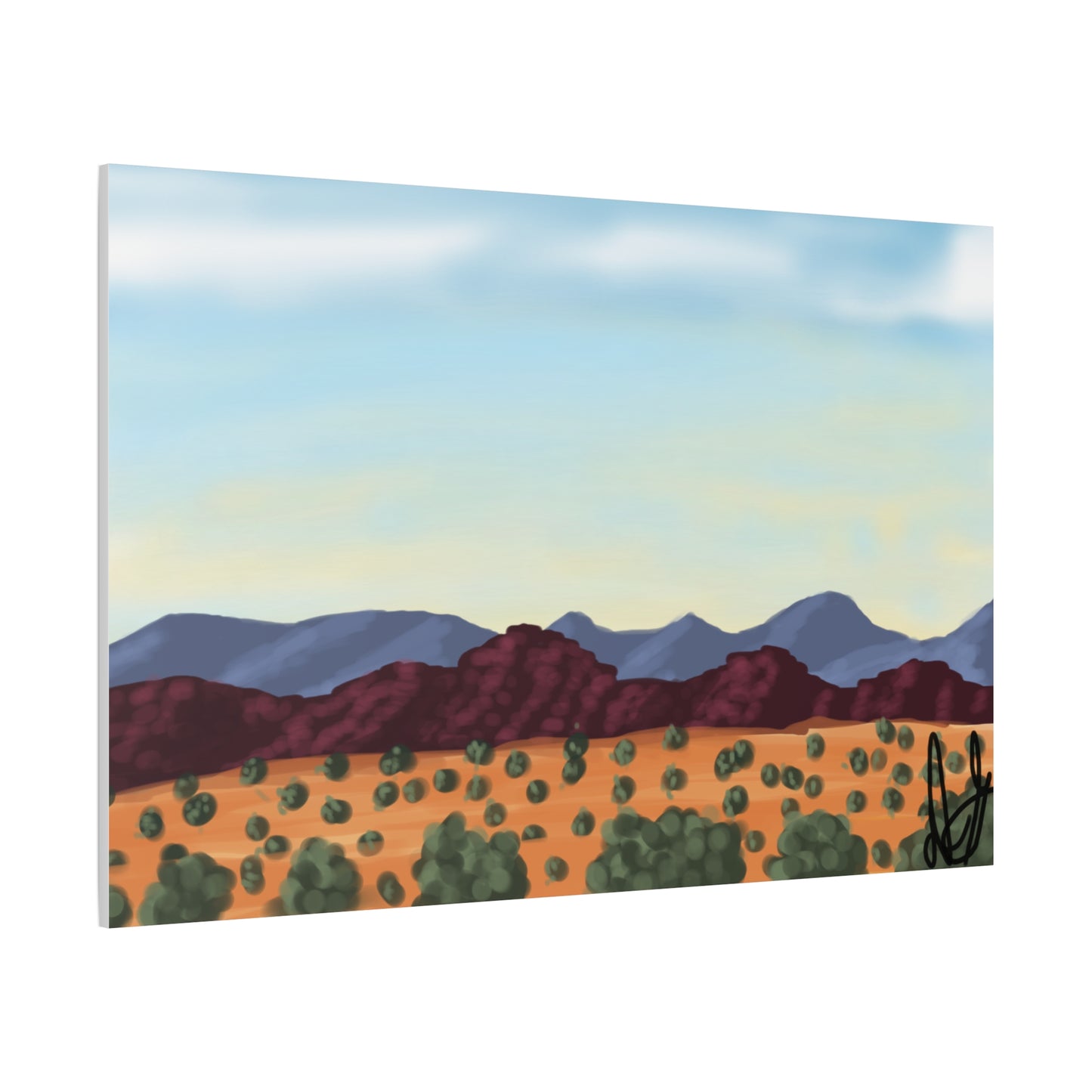 "Morning Horizon" - Stretched Canvas Wall Decor