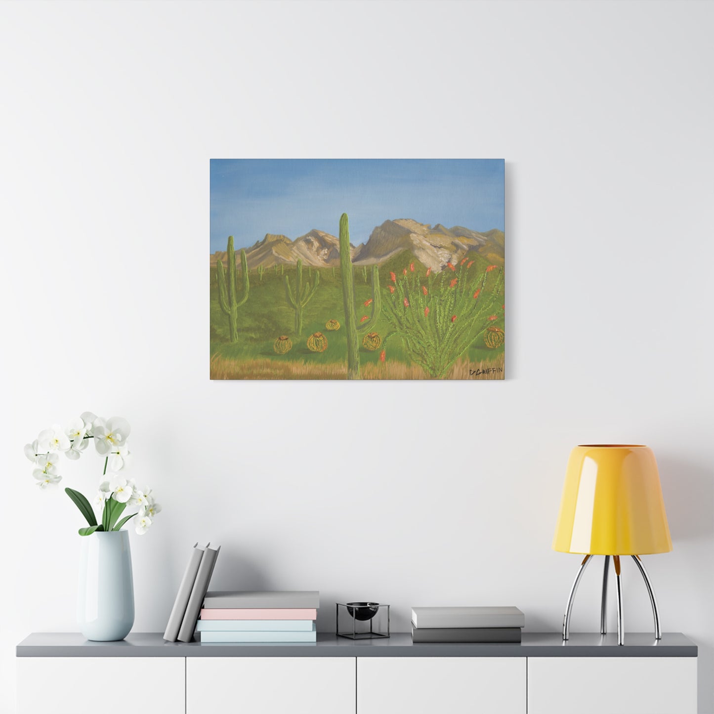 "View from Oro Valley" - Stretched Canvas Wall Decor