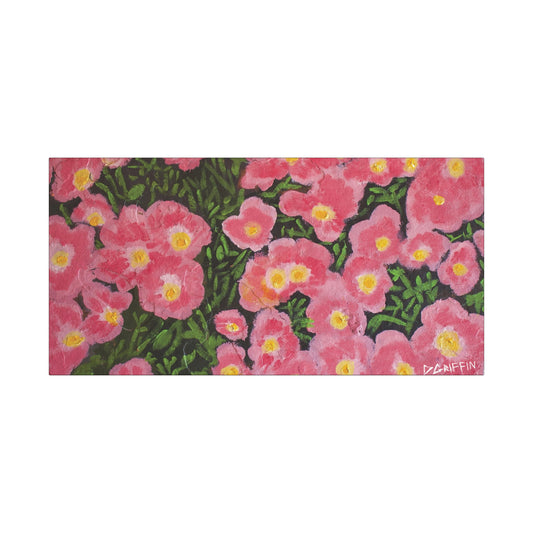 "Pink Petals" - Stretched Canvas Wall Decor