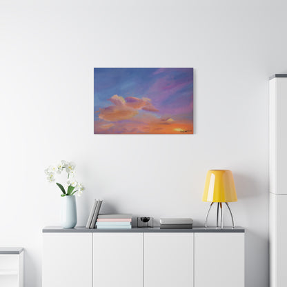 "Flight in the Clouds" - Stretched Canvas Wall Decor