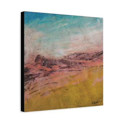 "Sunset on the Ridge" - Stretched Canvas Wall Decor
