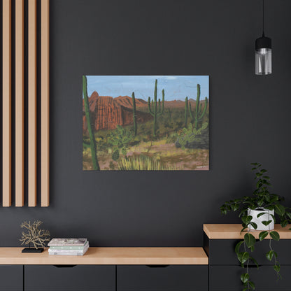 "Horizonte Espinoso" - Stretched Canvas Wall Decor